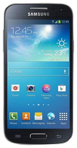 Front Standard. Samsung - Galaxy S 4 Mini Cell Phone (Unlocked) - Black.
