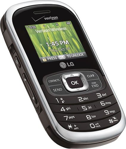 Alt View Standard 3. LG - Octane Mobile Phone - Dark Brown (Verizon Wireless).