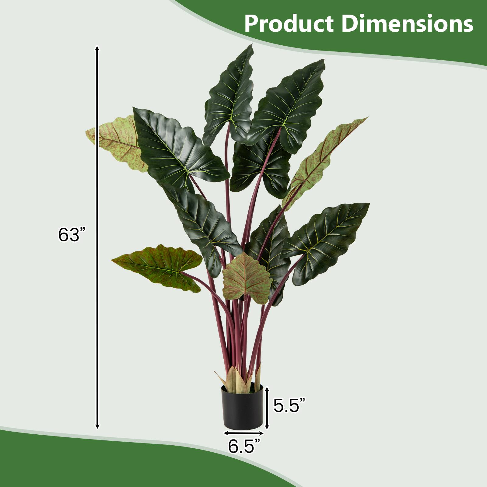 Product Dimensions: 63" x 5.5" x 6.5"