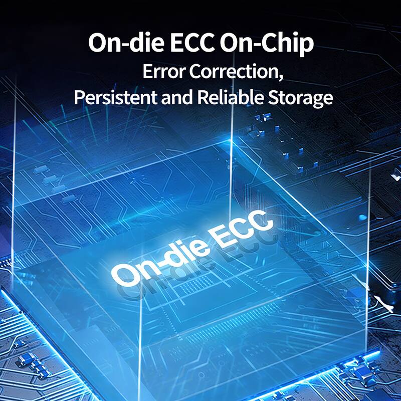 On-die ECC On-Chip  
Error Correction,  
Persistent and Reliable Storage