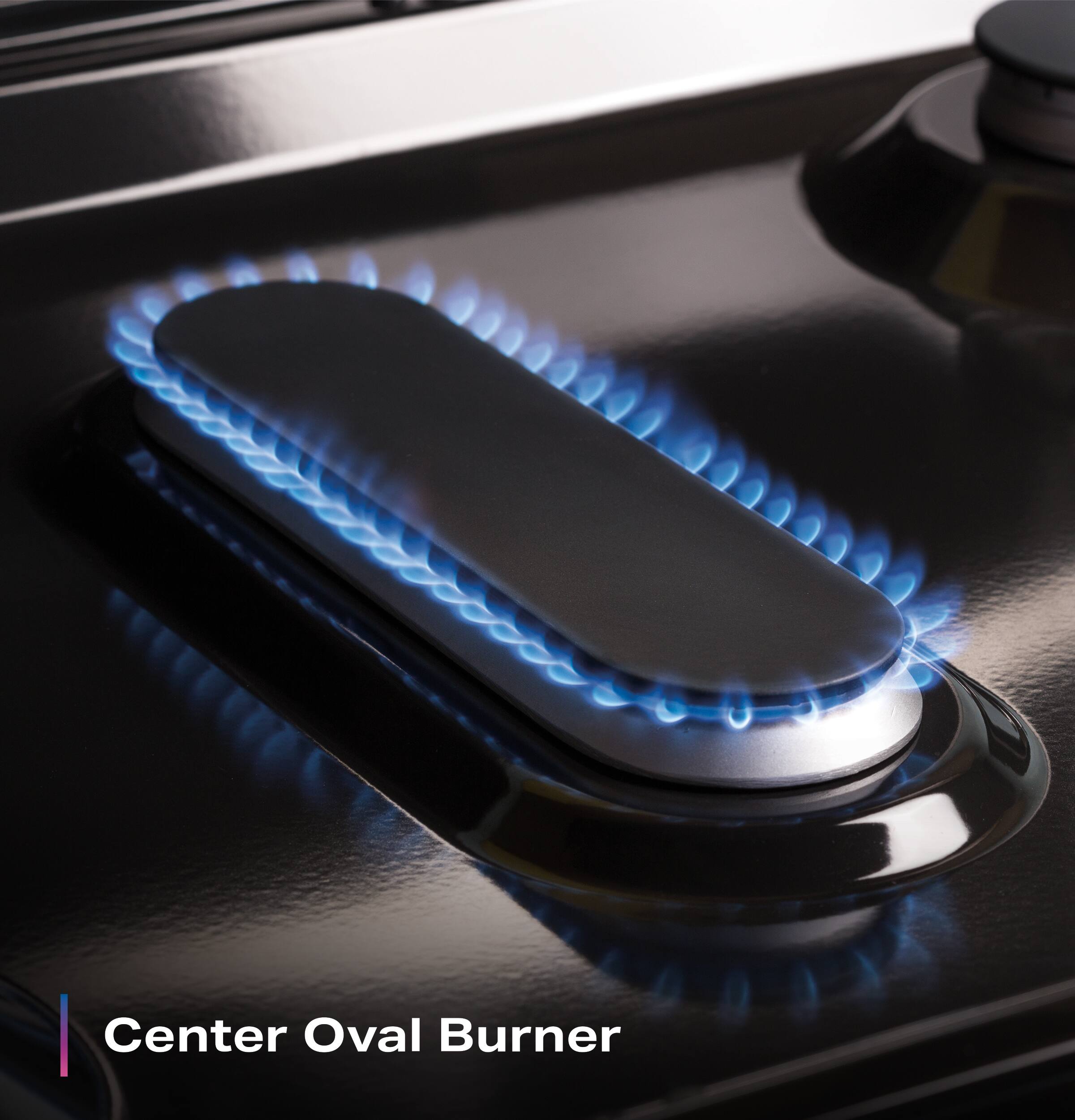 Center Oval Burner