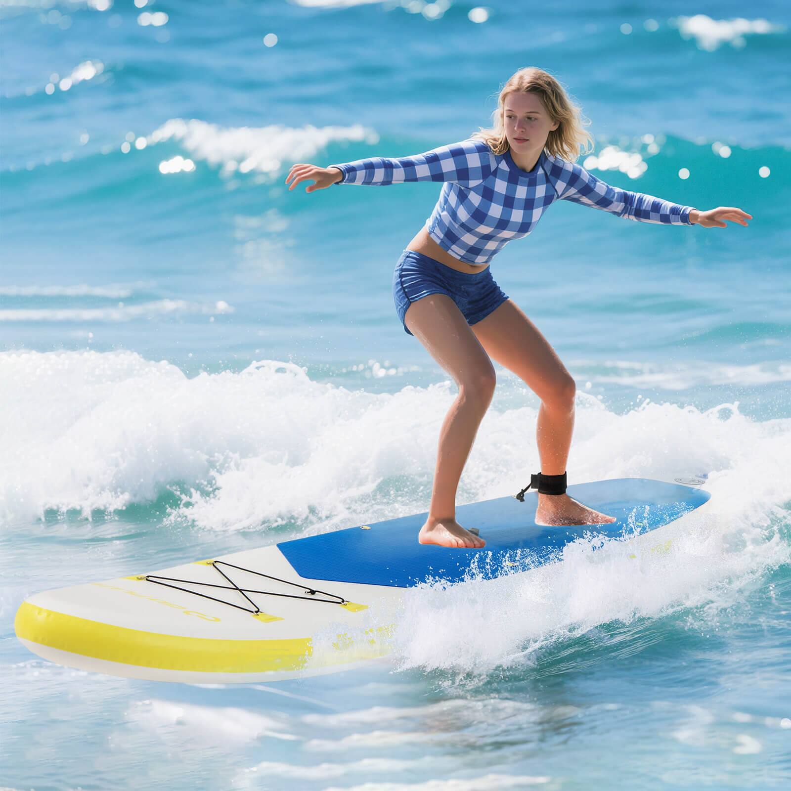 Alt View 2. Costway - Costway 11' Inflatable Stand Up Paddle Board whth Accessories Paddle Hand Pump Repair Kit - Multi-color.