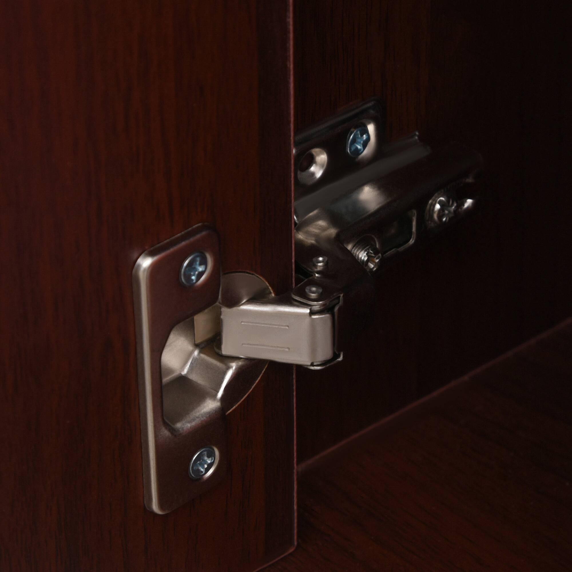 Alt View 5. Homcom - Mobile Storage Cabinet Organizer with Drawer and Cabinet, Printer Stand with Castors.