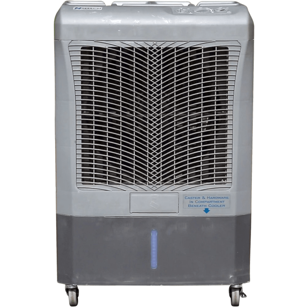 CASTER & HARDWARE IN COMPARTMENT BENEATH COOLER