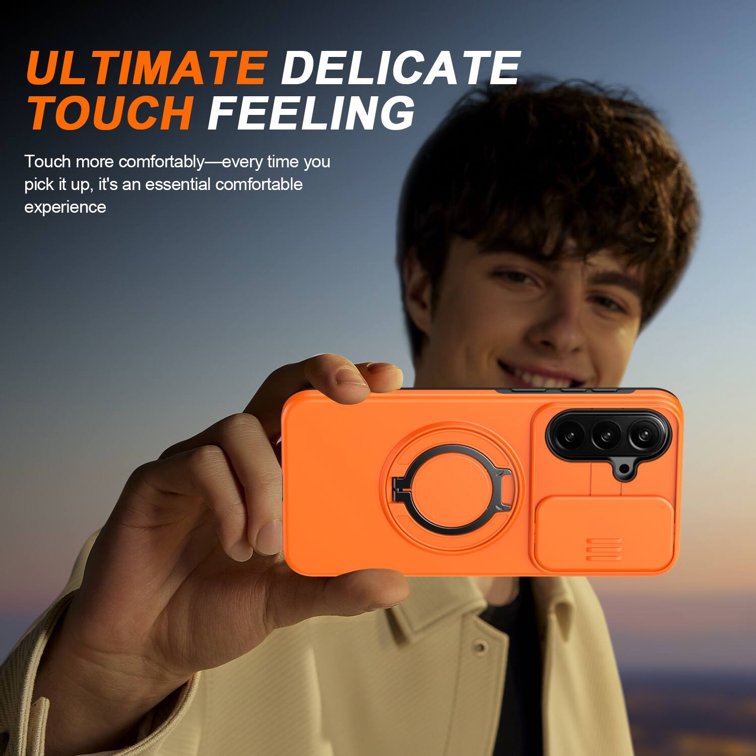 ULTIMATE DELICATE TOUCH FEELING

Touch more comfortably—every time you pick it up, it's an essential comfortable experience