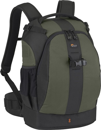  Lowepro - Flipside Carrying Case (Backpack) for Camera, - Black, Pine Green