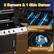 3 Burners & 1 Side Burner
3x8000 BTU Main Burner
12000BTU Side Burner