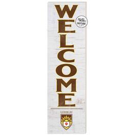 Jardine - Lehigh Mountain Hawks 10'' x 35'' Indoor/Outdoor Welcome Sign - White
