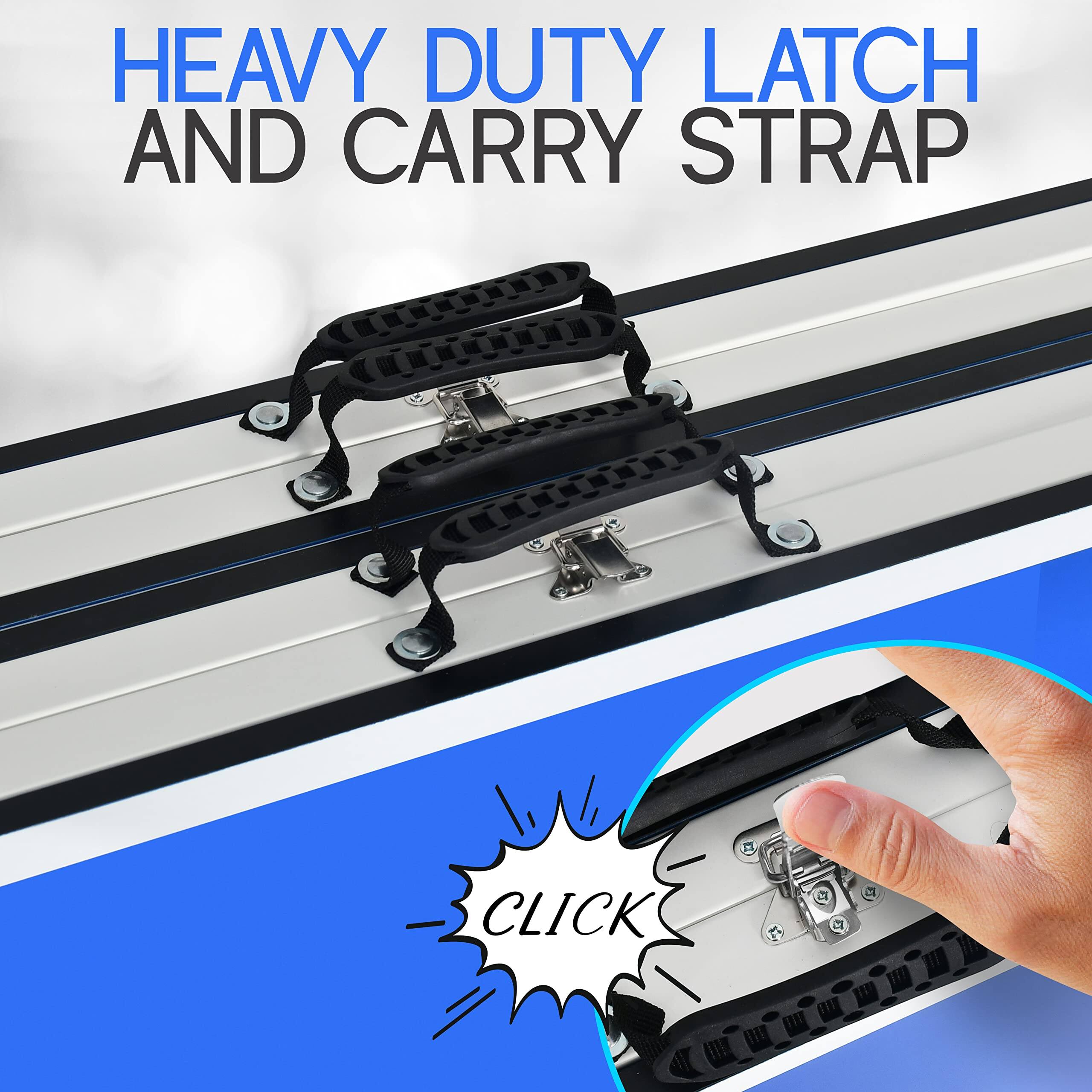 HEAVY DUTY LATCH AND CARRY STRAP  
CLICK