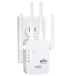 Home Collection - WiFi Range Extender Repeater 300Mbps – Wireless Router Signal Booster (Mode 1) for Home and Office Network Coverage