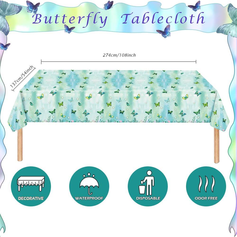 Butterfly Tablecloth

137cm/54inch x 274cm/108inch

DECORATIVE WATERPROOF DISPOSABLE ODOR FREE