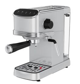 Electactic - Instant Espresso Coffee Maker with Display, 120V 60Hz 1250-1450W, 1.35L Tank, Steam/Hot Water - Steel