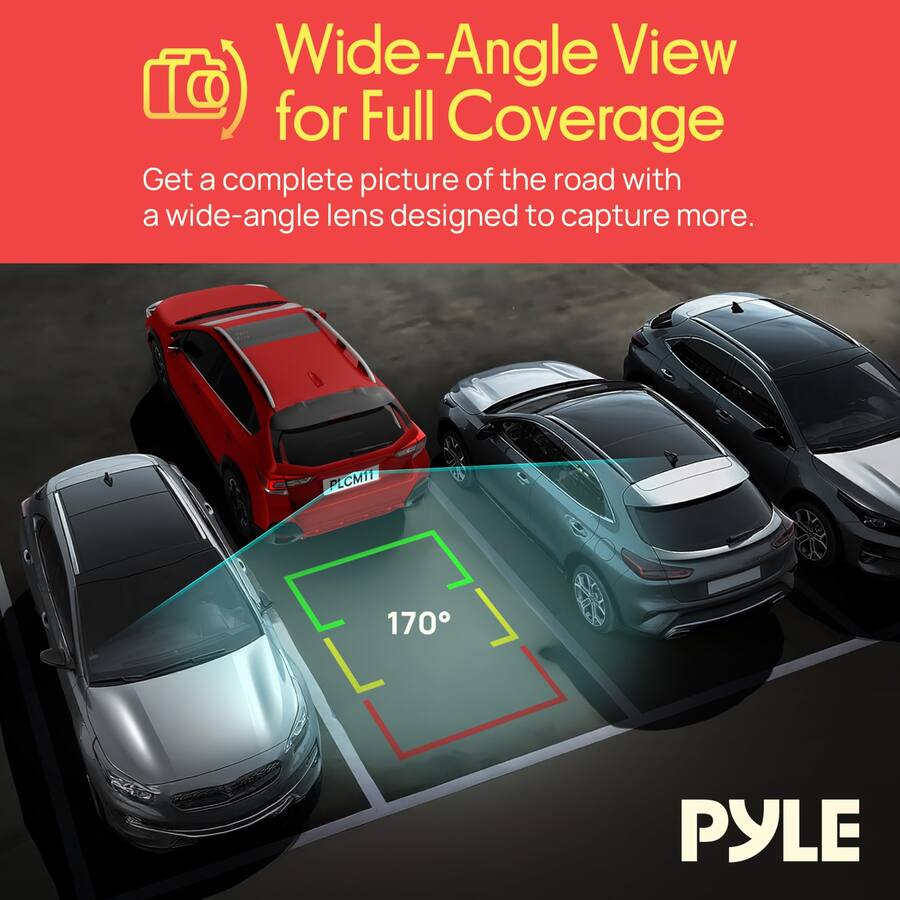 P7l Rear View Camera Hb Pyle Rear View Backup Camera Compact Reverse Cam with Night Vision, 170 ...