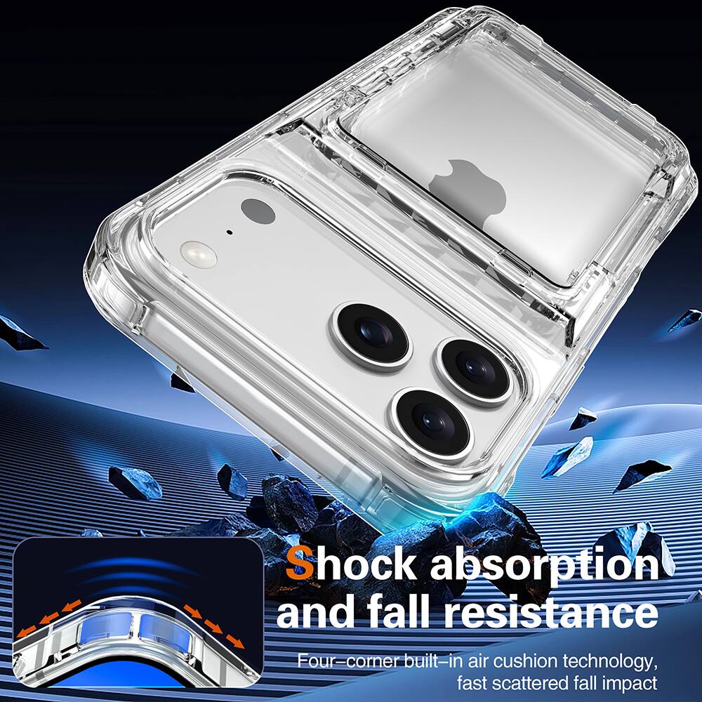 Shock absorption and fall resistance  
Four-corner built-in air cushion technology, fast scattered fall impact