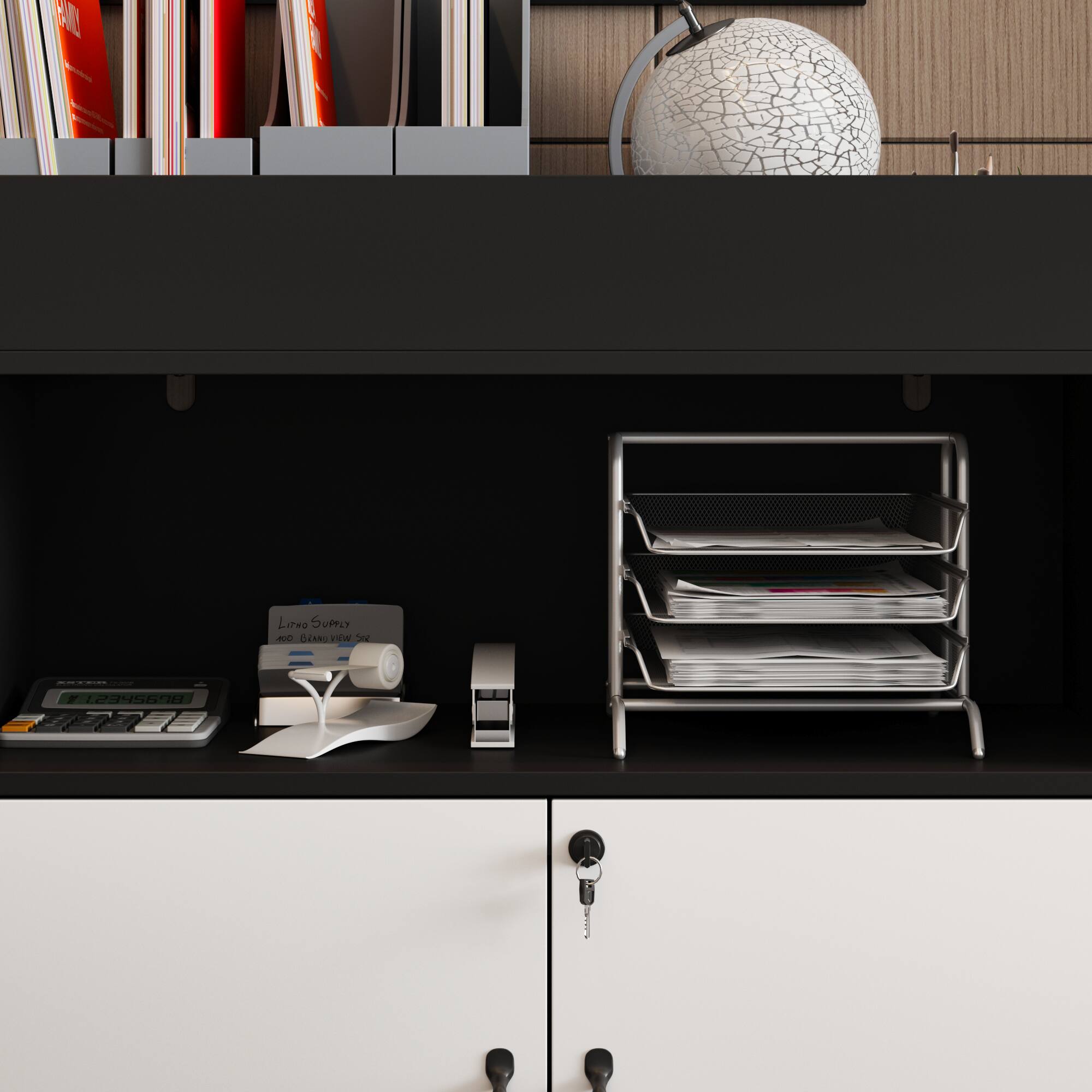 FUFU & GAGA FUFU&GAGA Office Storage Cabinet Tool Cabinet