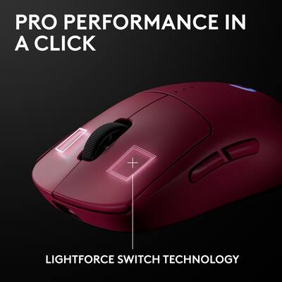 Logitech PRO 2 LIGHTSPEED Lightweight Optical HERO 44K DPI