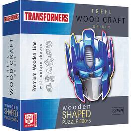 Trefl - Wood Craft 500 +5 Piece Wooden Puzzle - Transformers - Multicolor
