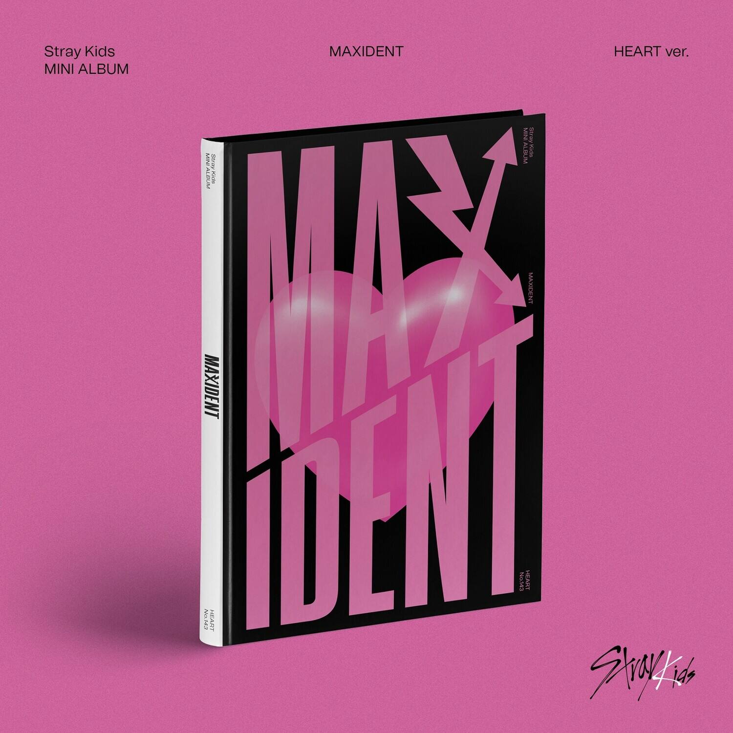 Stray Kids  
MINI ALBUM  

MAXIDENT  
HEART ver.  

MAXIDENT  
HEART ver.  

Stray Kids