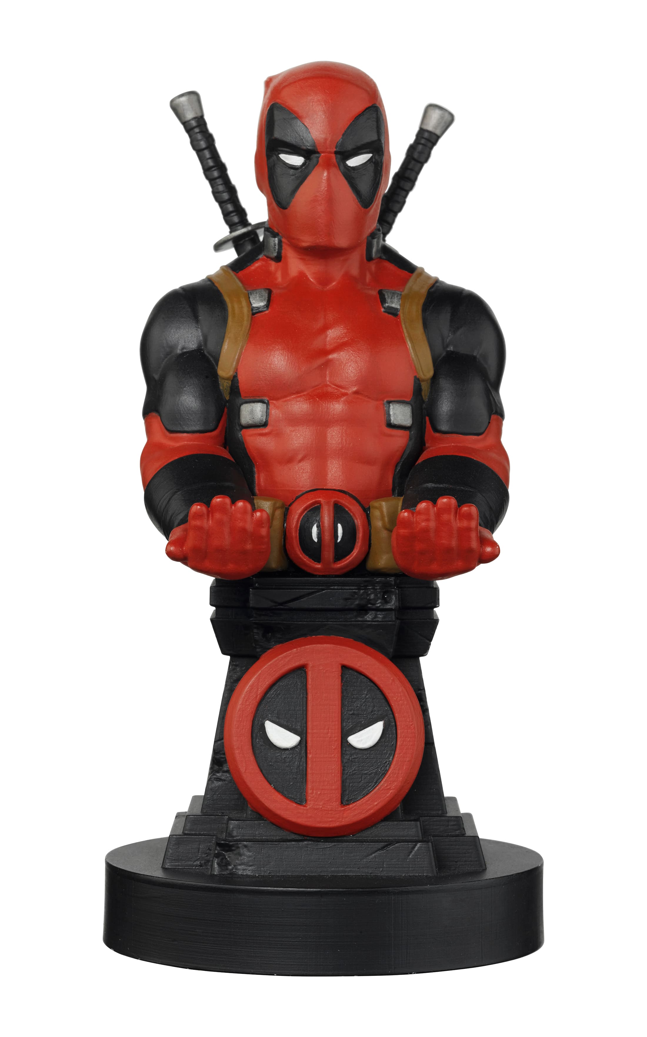 Front. Cable Guys by Exquisite Gaming - Exquisite Gaming: Marvel: Deadpool Plinth - Phone & Gaming Controller Holder.