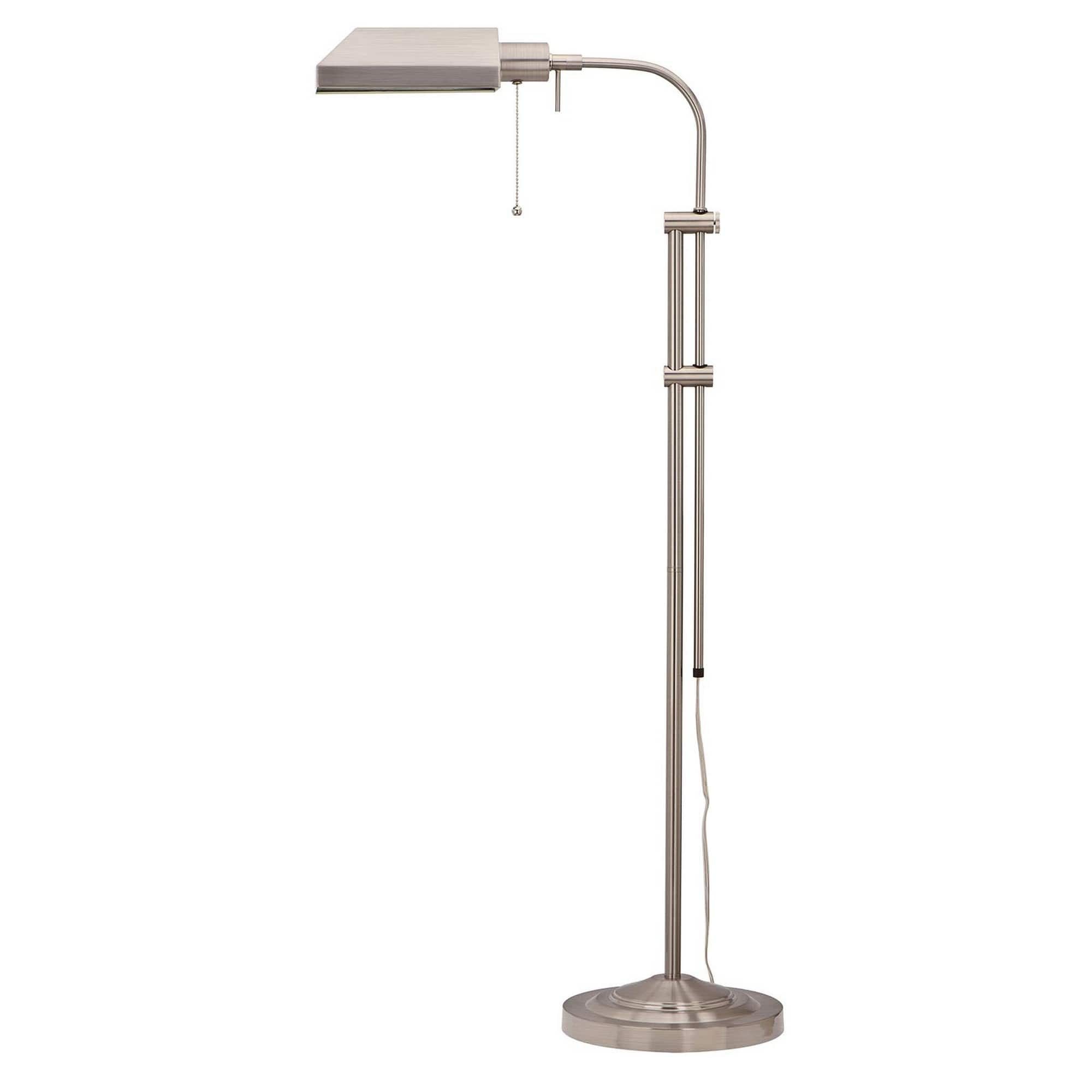 Manhattan Lane - Metal Rectangular Floor Lamp with Adjustable Pole