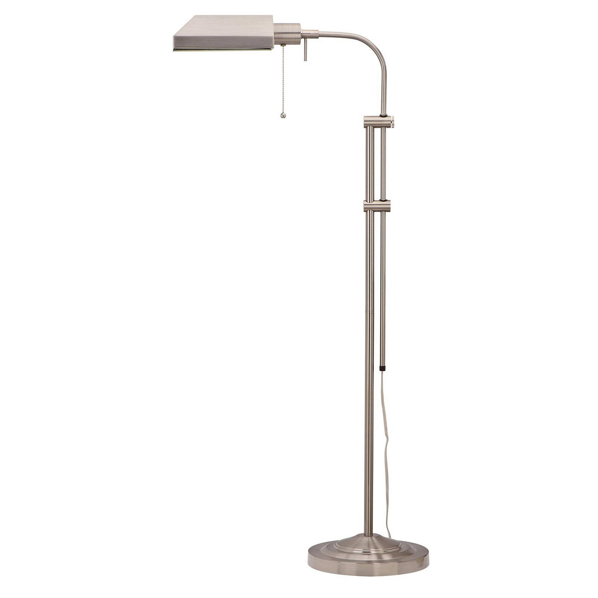 Front. Manhattan Lane - Metal Rectangular Floor Lamp with Adjustable Pole.