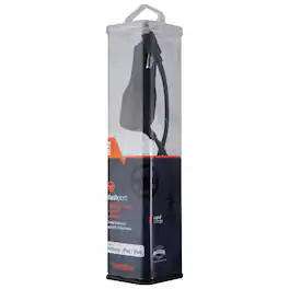 Ventev - 12W USB-A Car Charger with Attached 15W Lightning 8-Pin Cord - Dark Gray