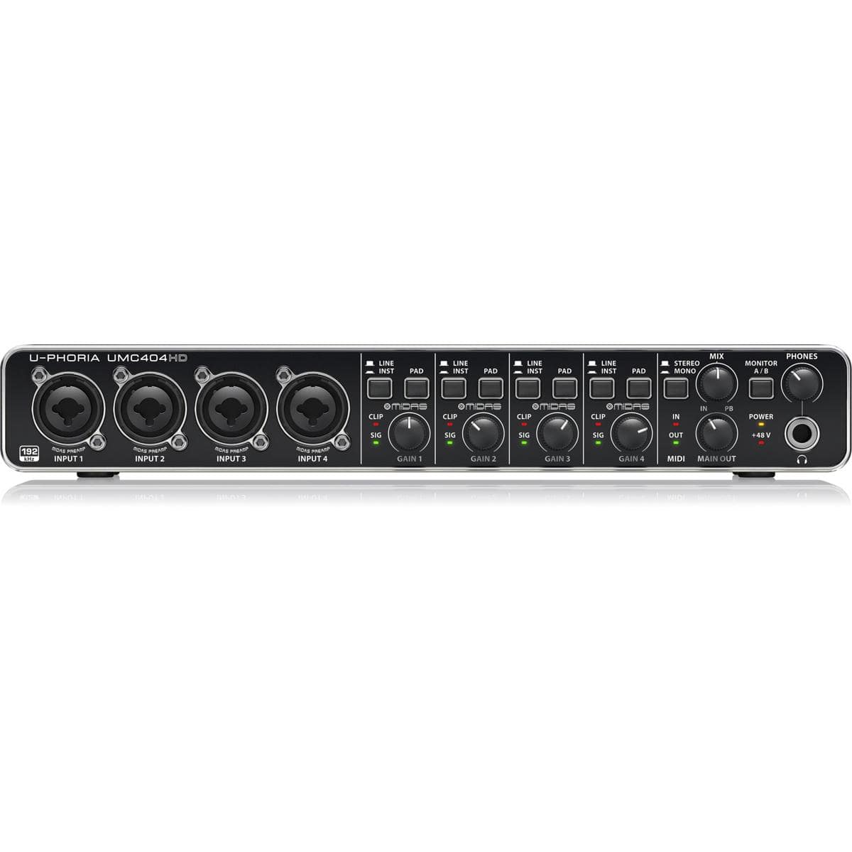 Behringer U PHORIA UMC404HD Audiophile 4x4, USB Audio/MIDI