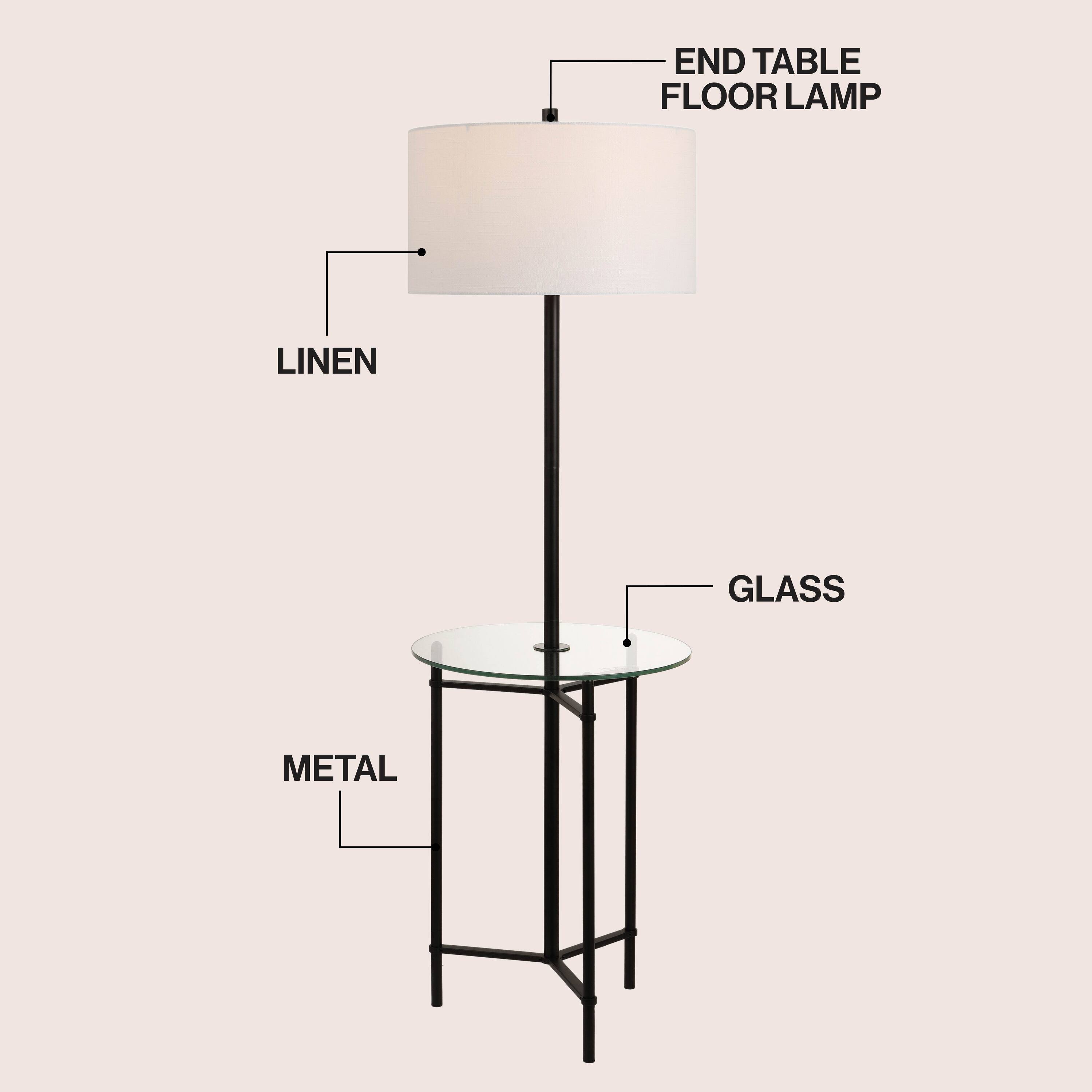 END TABLE FLOOR LAMP

LINEN

GLASS

METAL