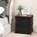 Alt View 12. Costway - 2 Drawer Dresser Fabric Storage Organizer Nightstand Bedside Sofa Table - Black/Rustic Brown.