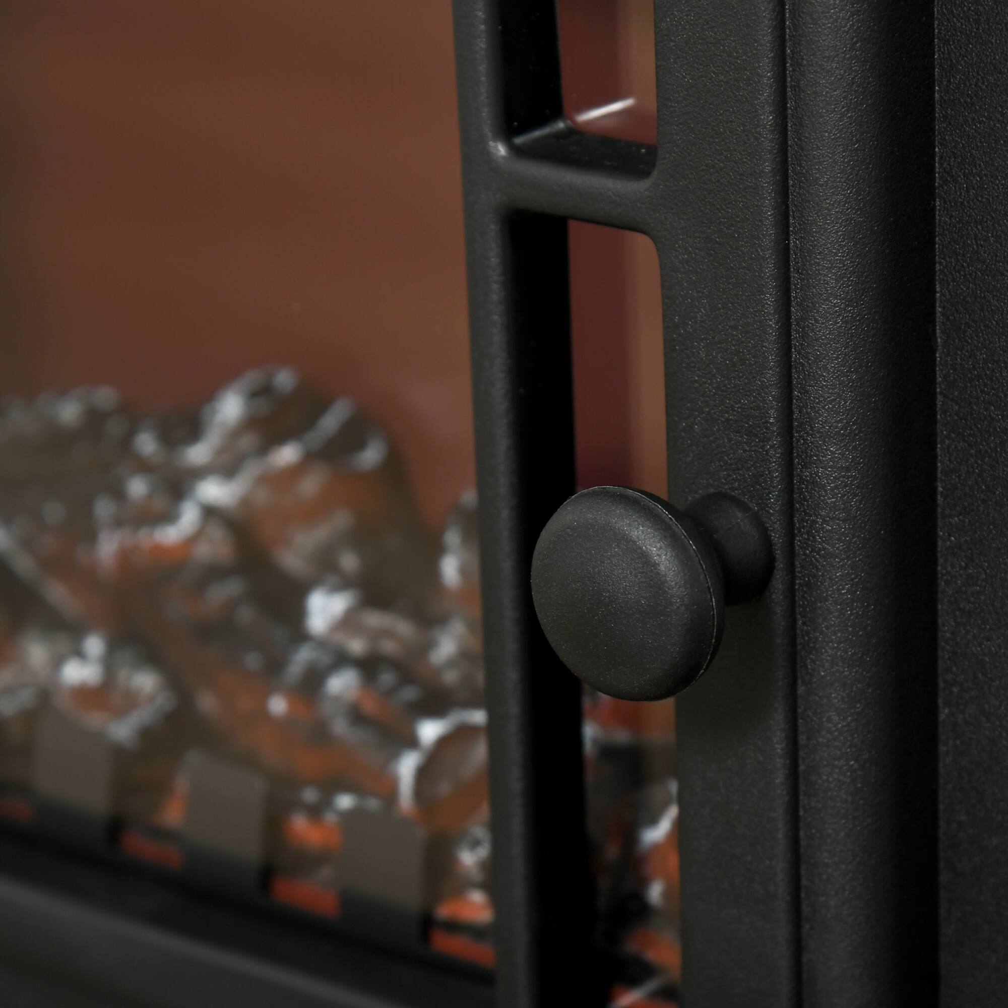 Alt View 8. Homcom - Fireplace Heater - Black.