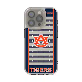 Keyscaper - NCAA - Auburn Tigers iPhone Clear Football Field Design Case - 15 - Multicolor