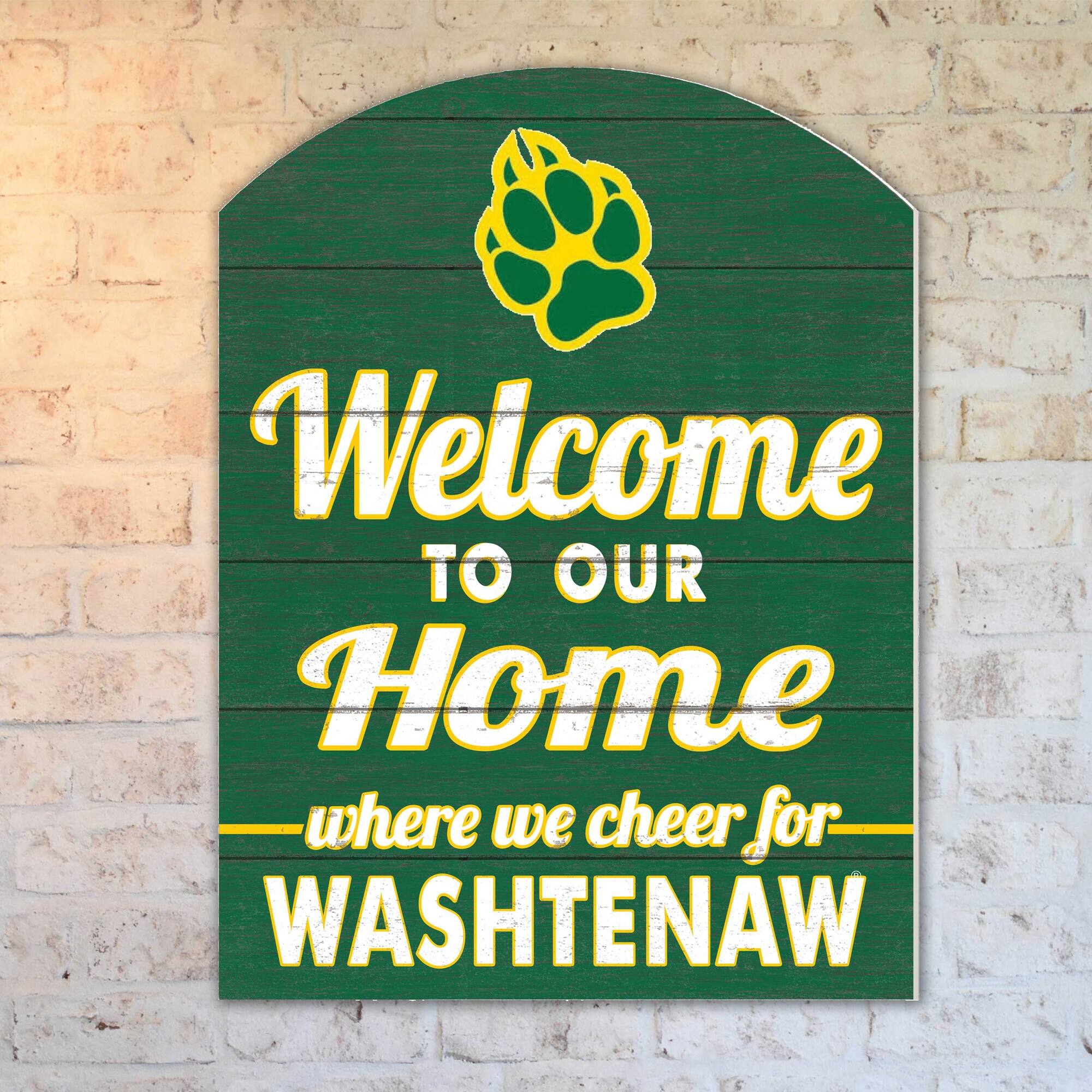 Welcome to our Home where we cheer for WASHTENAW