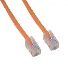 Front. Sanoxy - SANOXY Cables and Adapters; 50ft Cat5e 350 MHz UTP Assembled Ethernet Network Patch Cable, Orange - Orange.