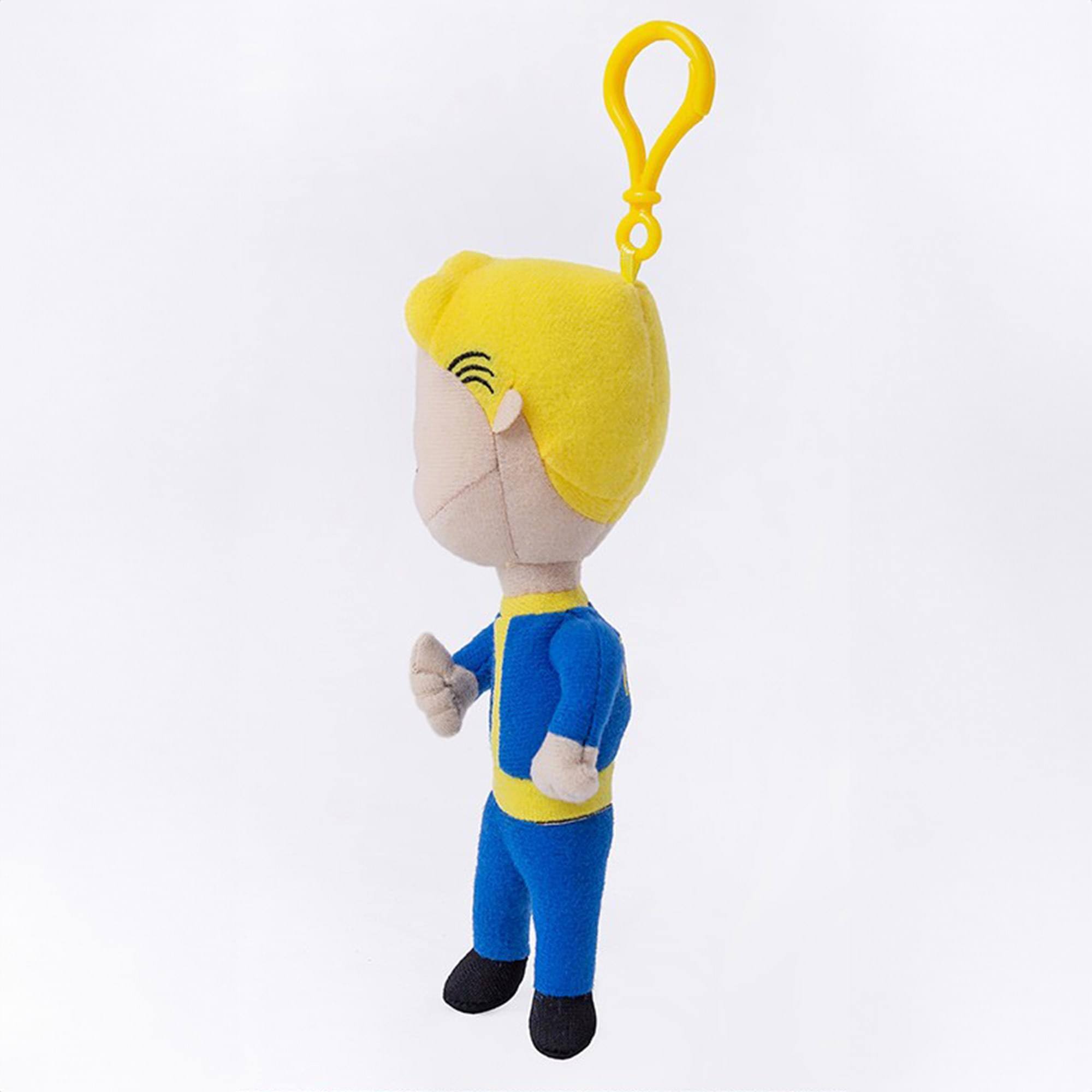 Alt View 5. Gaming Heads - Fallout 4 Vault Boy 111 Thumbs Up 7 Inch Plush Backpack Clip - Blue.