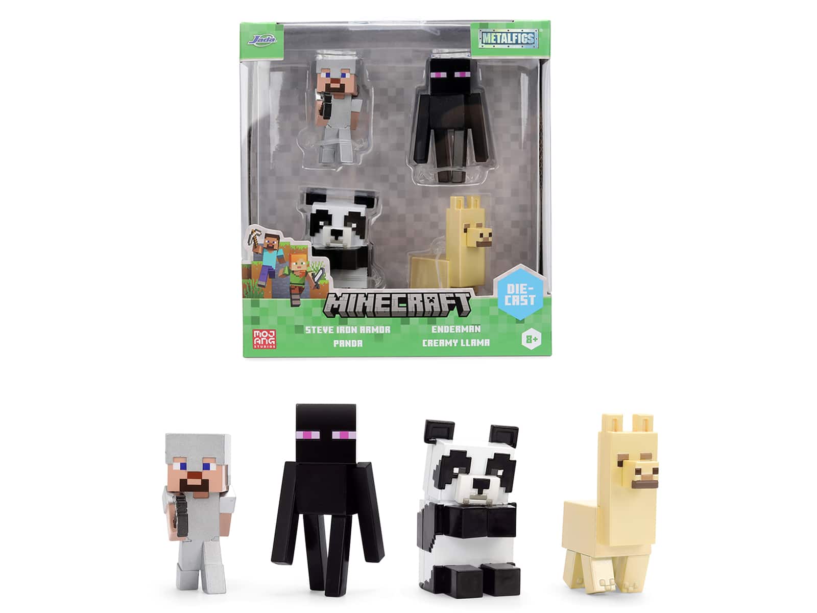 "Set of 4 Diecast Figures ""Minecraft"" Video Game Wave 6 ""Metalfigs"" Series Diecast Models by Jada" price history on PriceWatchPro