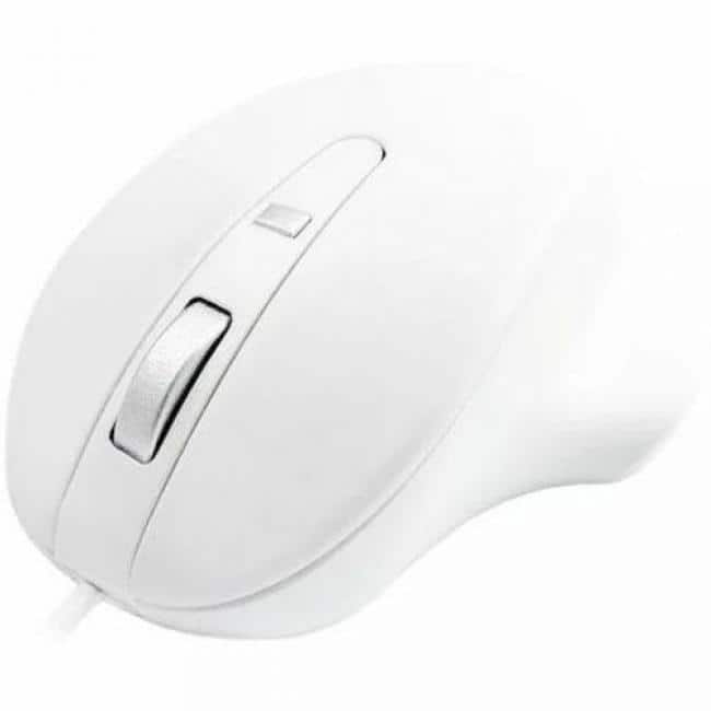 Matias - USB-C PBT Mouse - Cable - USB Type C - Scroll Wheel - 4 Button(s) - Wired - White