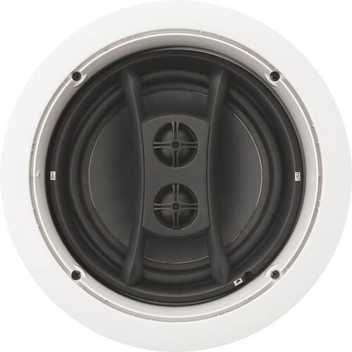 Front Standard. Russound - Acclaim 7 Series 7" Single-Point In-Ceiling Speaker (Each) - White.