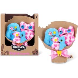Zuru Fuggler Special Feature Bouquet Plush Series 1 - Sasquoosh, Stinkface, Squooshface - Black