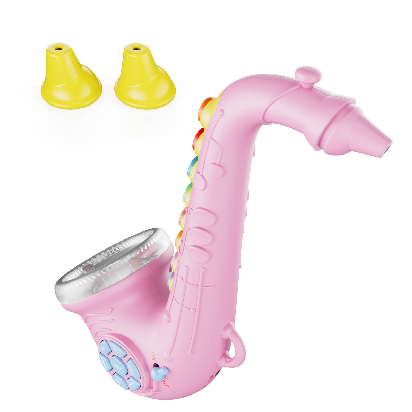 Alt View 3. Contixo - Kids Toy Saxophone with Lights & Music, Musical Learning Instrument for Ages 3+.