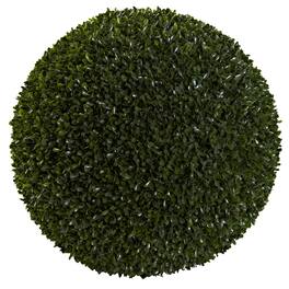 BreeBe - 19" Boxwood Ball w/1988 Lvs (Indoor/Outdoor) - Green