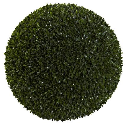 Front. BreeBe - 19" Boxwood Ball w/1988 Lvs (Indoor/Outdoor) - Green.