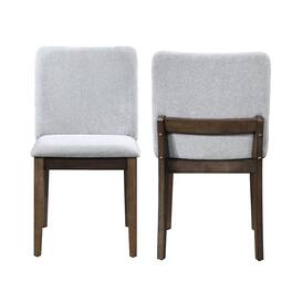 New Classic Furniture - Kody Fabric Upholstered Dining Chair (Set of 2) - Gray
