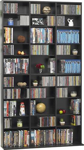 Atlantic - Oskar Media Cabinet - Espresso-Angle_Standard 