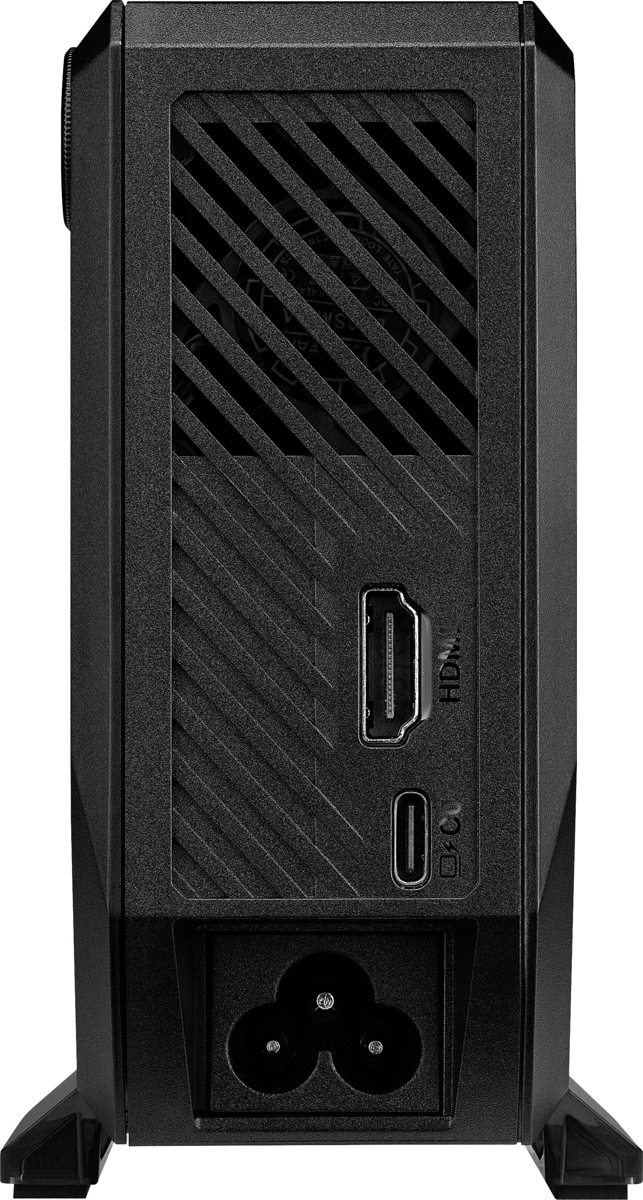 Alt View 1. ASUS - ROG Flux 6-in-1 Charger Dock (HDMI 2.1, USB-C 3.2, USB-A 2.0) with LCD screen & knob control - Black.
