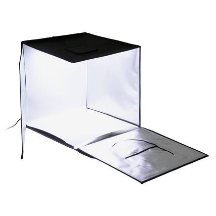 Front. Fotodiox - 24x24" Studio-in-a-Box LED for Table Top Photography - Integrated LED Lights; Carrying Case and Four Backdrops.