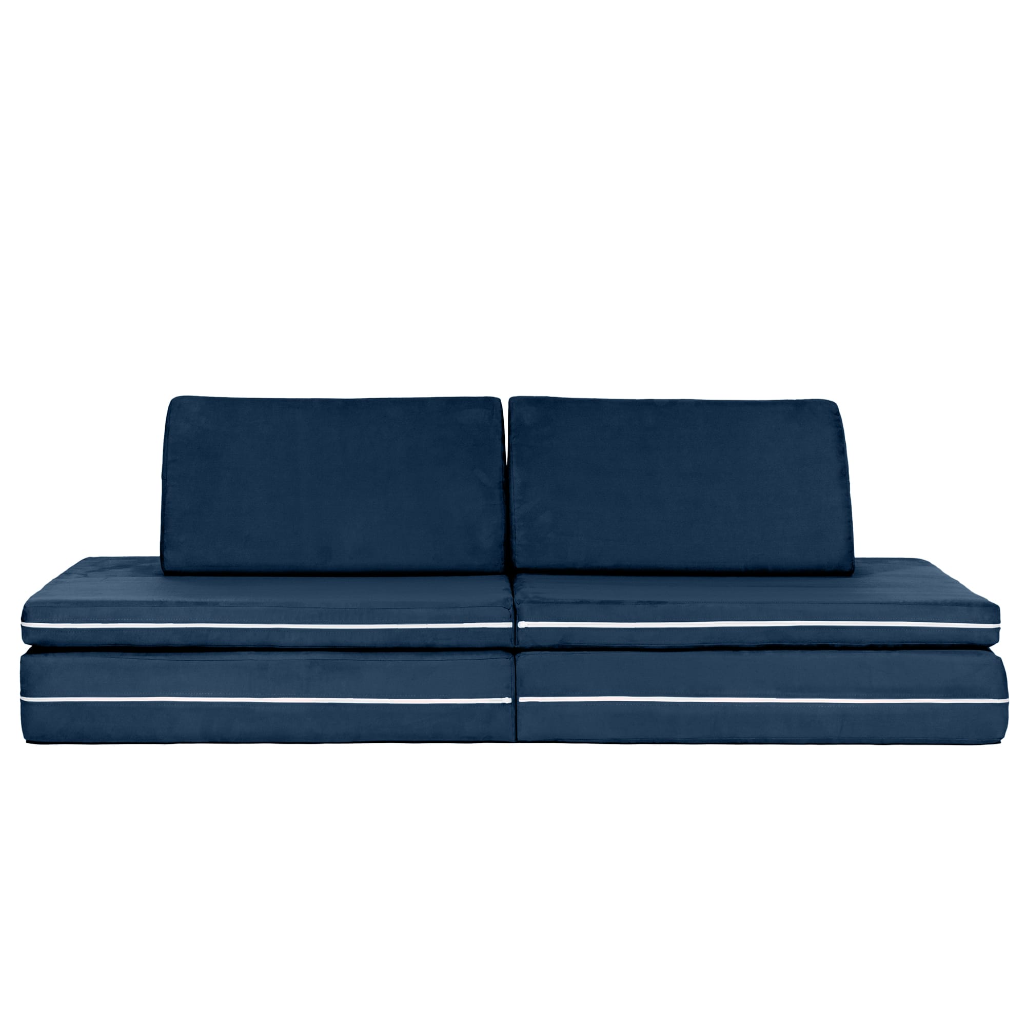 Alt View 3. Jaxx - Jaxx Zipline Playscape Imaginative Furniture Playset for Creative Kids, Original Set, Navy - Navy.