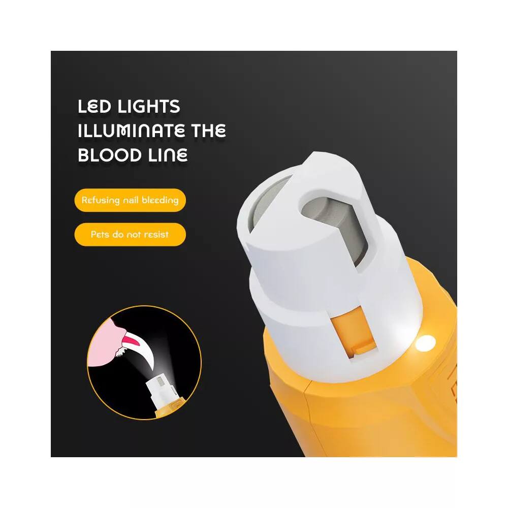LED LIGHTS ILLUMINATE THE BLOOD LINE
Refusing nail bleeding
Pets do not resist