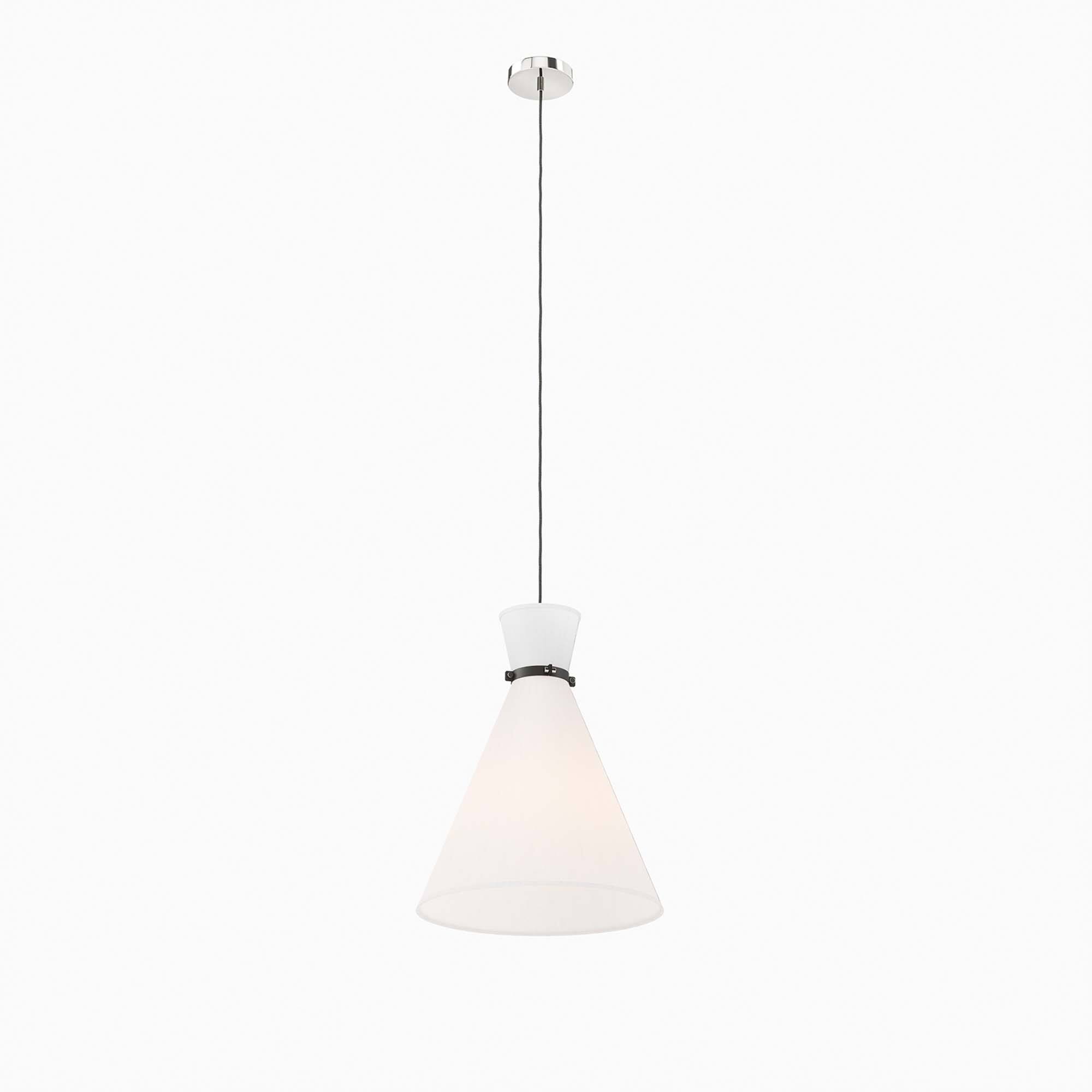 Alt View 2. Modway - Starlight 1-Light Pendant Light by Modway - White Polished Nickel.