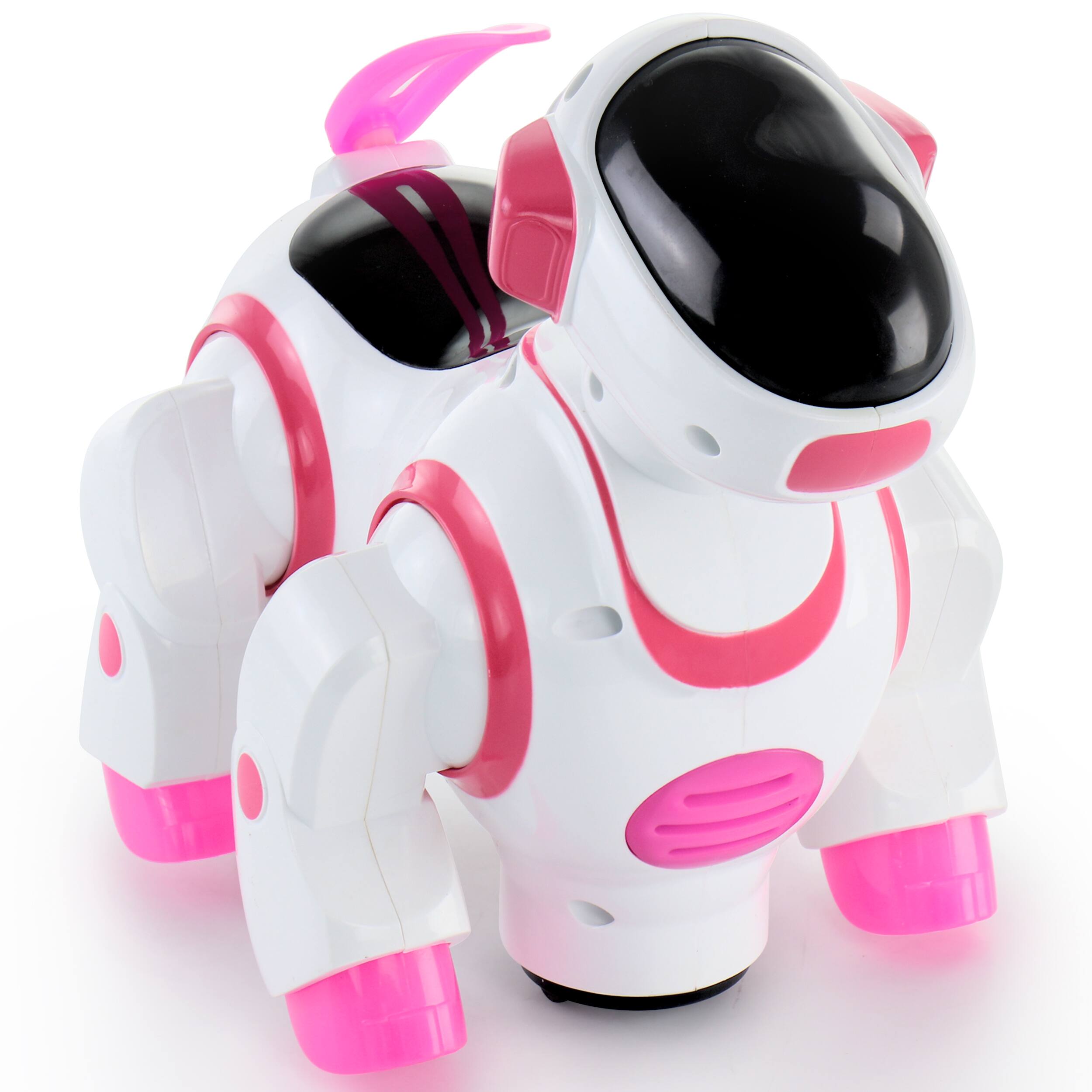 Alt View 1. Vivitar - Vivitar Robo Dancing Robot Dog in Pink - Pink.