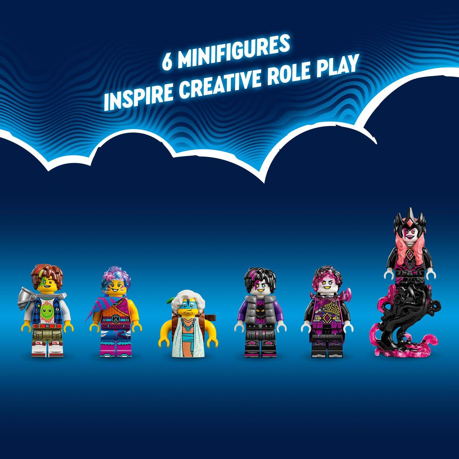 6 Minifigures Inspire Creative Role Play
